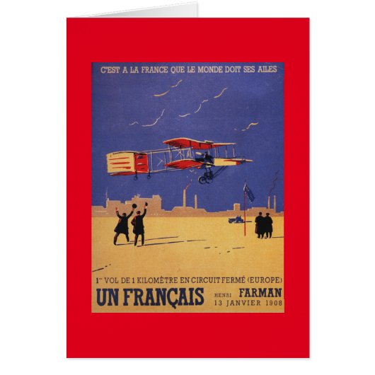 Henry Farman Flies at Issy-les-Moulineaux (Front)