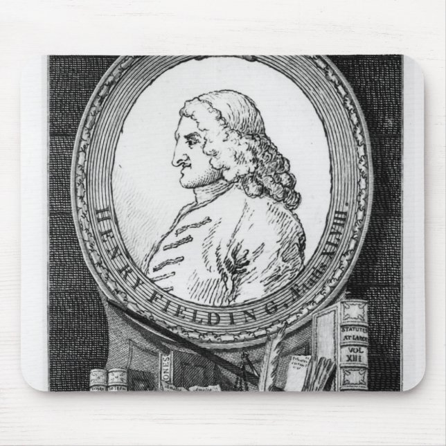 Henry Fielding  at the Age of Forty Eight Mouse Pad (Front)