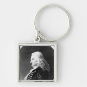 Henry Fielding engraved by Samuel Freeman Keychain