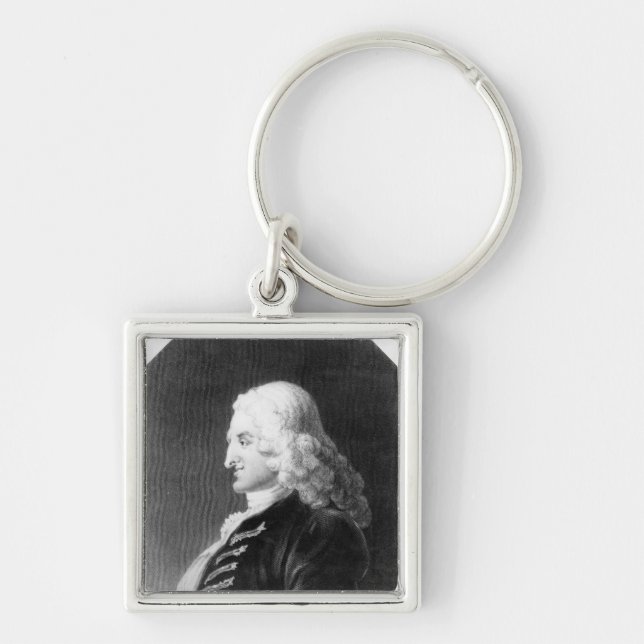 Henry Fielding  engraved by Samuel Freeman Keychain (Front)