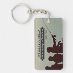 Henry Ford Inspirational Quote "Best friend" Keychain