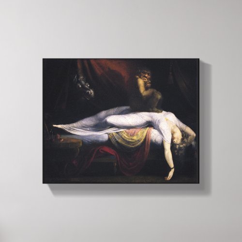 Henry Fuseli The Nightmare Painting Canvas Art