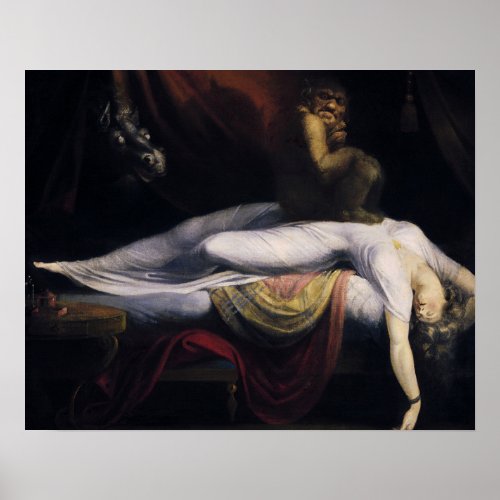 Henry Fuseli _ The Nightmare Poster