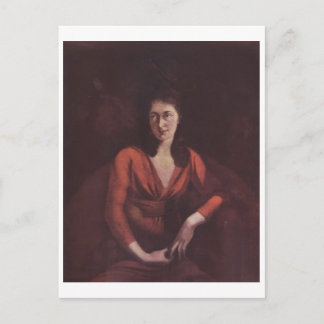 Henry Füssli Portrait Magdalena Hess Zurich Canvas Postcard