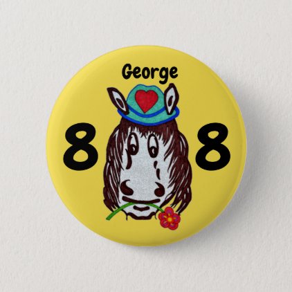 Henry Horse for kids Button Badge