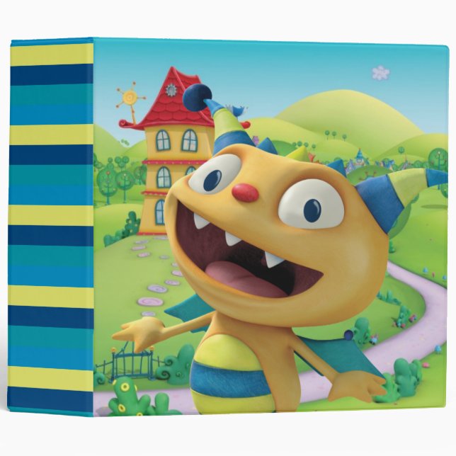 Henry Hugglemonster 2 3 Ring Binder (Front/Spine)