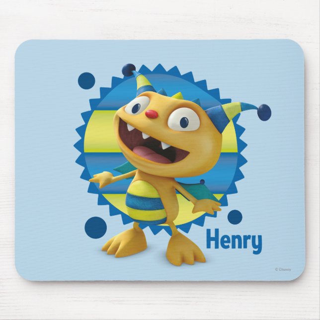 Henry Hugglemonster 3 Mouse Pad (Front)