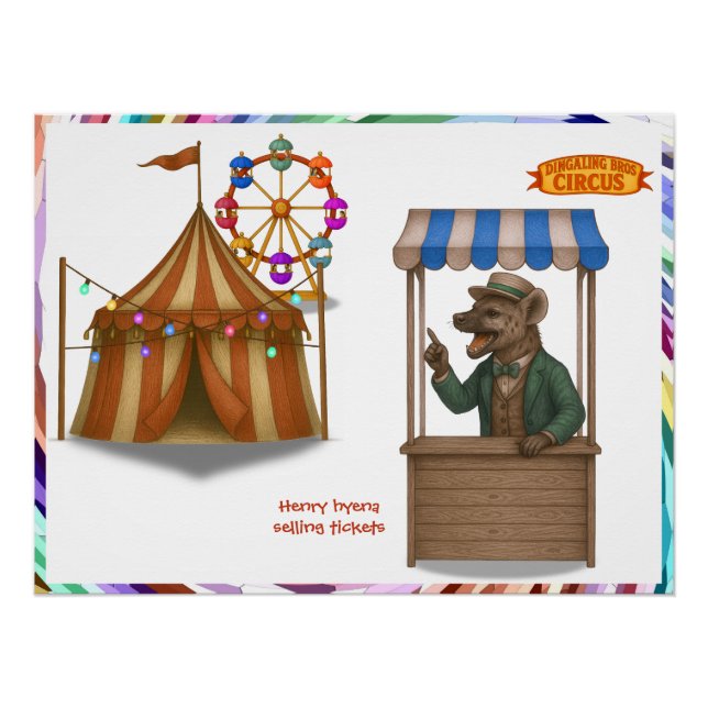 Henry hyena hawker poster (Front)