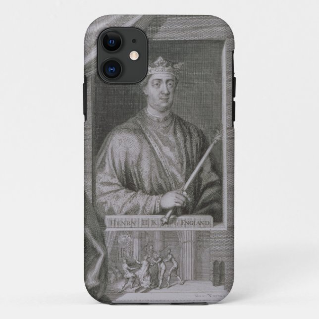 Henry II (1133-89) King of England from 1154, from Case-Mate iPhone Case (Back)