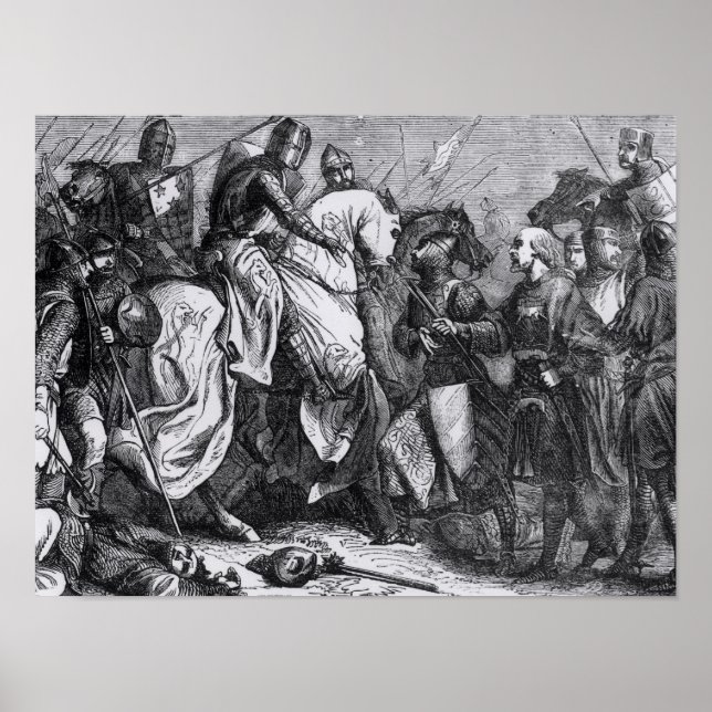 Henry III  at the Battle of Lewes, 14th May 1264 Poster (Front)