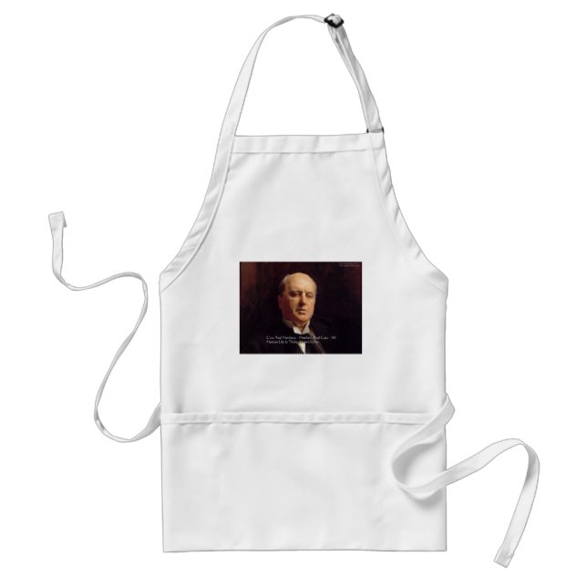 Henry James "Monkeys & Cats" Wisdom Quote Gifts Adult Apron (Front)