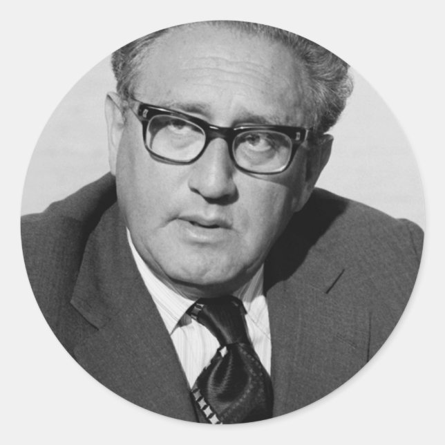 Henry_Kissinger Classic Round Sticker (Front)