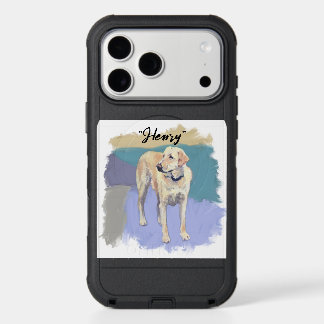 "Henry" - Labrador Retriever - Personalize Your iPhone 17 Pro Max Case