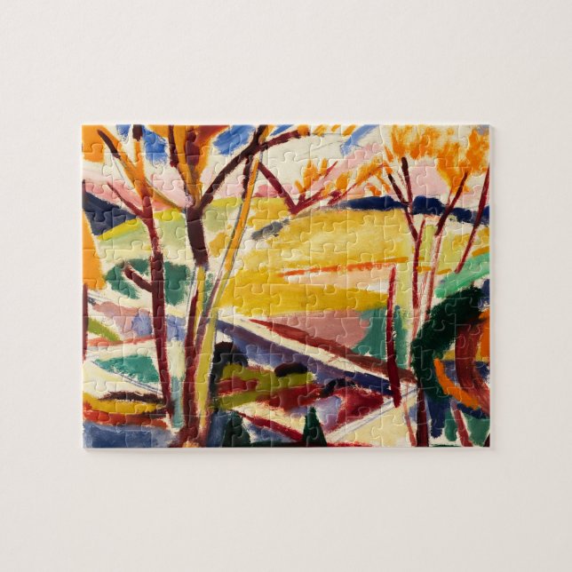 Henry Lyman Sayen Valley Falls Fauvist Art Jigsaw Puzzle (Horizontal)