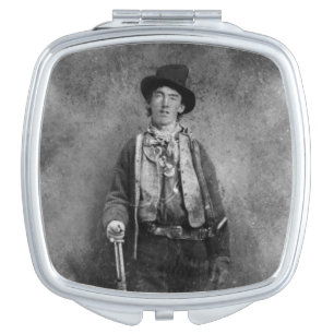 Henry McCarty, Billy the Outlaw Kid of Old West Compact Mirror