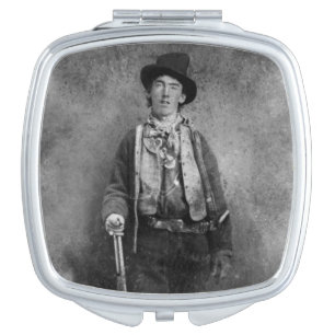 Henry McCarty, Billy the Outlaw Kid of Old West Compact Mirror