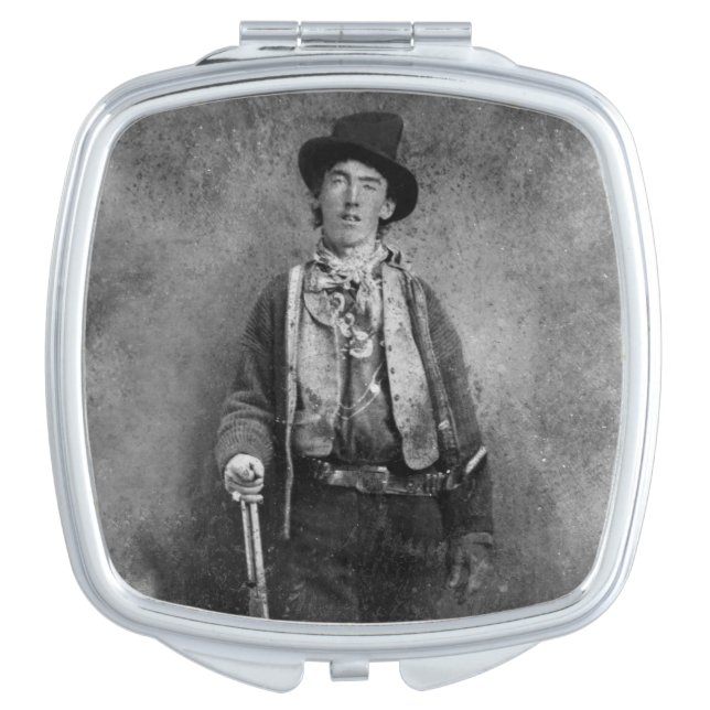 Henry McCarty, Billy the Outlaw Kid of Old West Compact Mirror (Front)