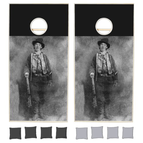 Henry McCarty Billy the Outlaw Kid of Old West Cornhole Set