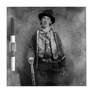 Henry McCarty, Billy the Outlaw Kid of Old West Dry Erase Board