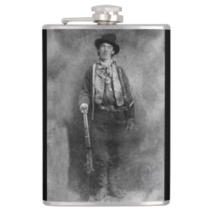 Henry McCarty, Billy the Outlaw Kid of Old West Flask