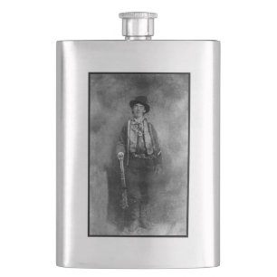 Henry McCarty, Billy the Outlaw Kid of Old West Flask