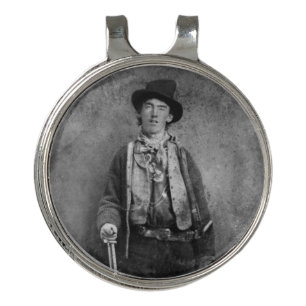 Henry McCarty, Billy the Outlaw Kid of Old West Golf Hat Clip