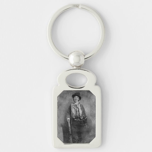 Henry McCarty, Billy the Outlaw Kid of Old West Keychain (Front)