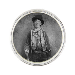 Henry McCarty, Billy the Outlaw Kid of Old West Lapel Pin