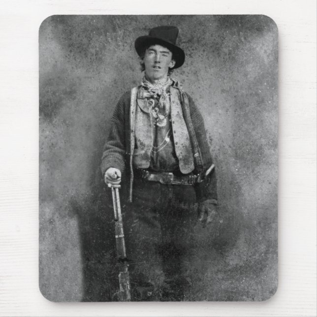 Henry McCarty, Billy the Outlaw Kid of Old West Mouse Pad (Front)