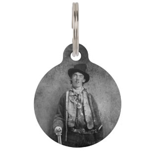 Henry McCarty, Billy the Outlaw Kid of Old West Pet ID Tag