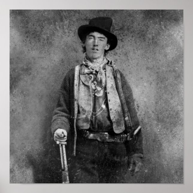 Henry McCarty, Billy the Outlaw Kid of Old West Poster (Front)