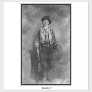Henry McCarty, Billy the Outlaw Kid of Old West Sticker