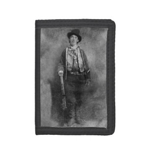 Henry McCarty, Billy the Outlaw Kid of Old West Tri-fold Wallet