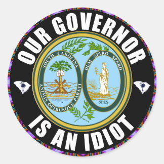 Henry McMaster is an idiot Classic Round Sticker