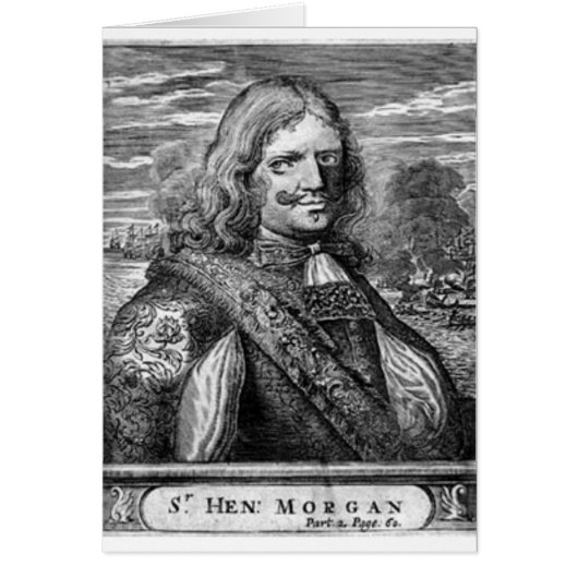 Henry Morgan Pirate Portrait Cards (Front)