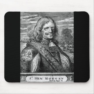 Henry Morgan Pirate Portrait Mouse Pad