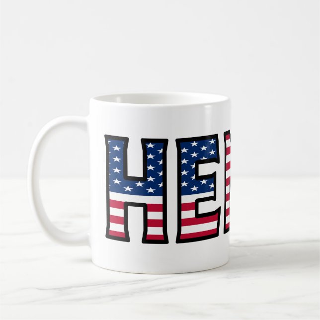 Henry Name First Name USA stylish cup coffee cup (Left)