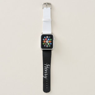 Henry Name typography Personalized Gift Apple Watch Band