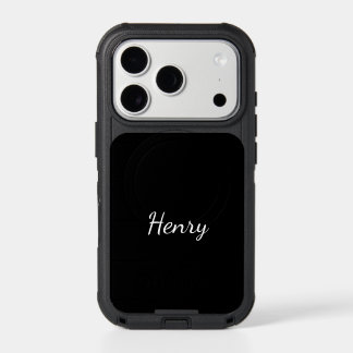 Henry Name typography Personalized Gift iPhone 17 Pro Case