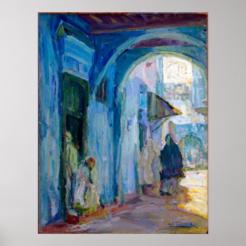 Henry Ossawa Tanner Street in Tangier Poster