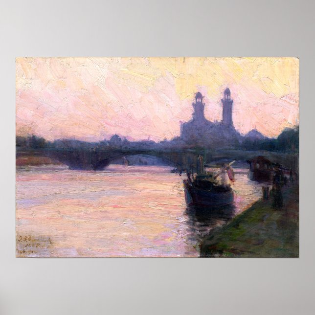 Henry Ossawa Tanner The Seine Poster (Front)
