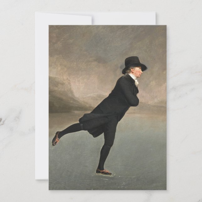 Henry Raeburn - The Skating Minister Thank You Card (Front)