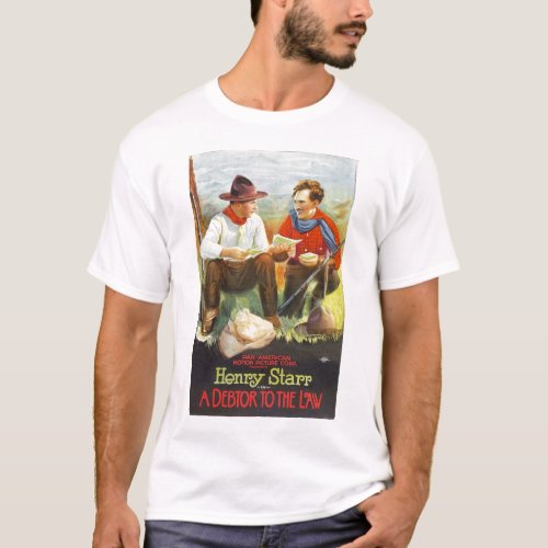 Henry Starr A Debtor to the Law 1919 movie poster T_Shirt