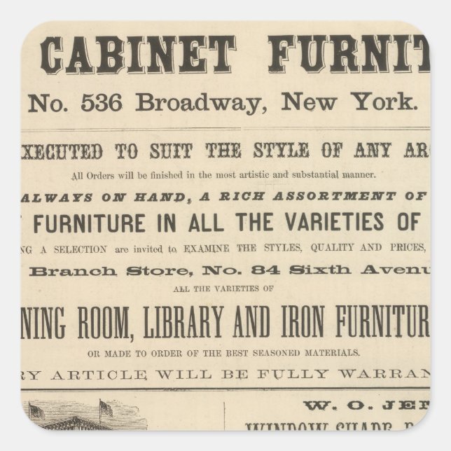 Henry Stoney Square Sticker (Front)