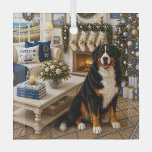Henry, The Bernie’s Mountain Dog Glass Ornament