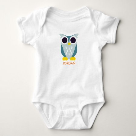 Henry The Owl Baby Bodysuit