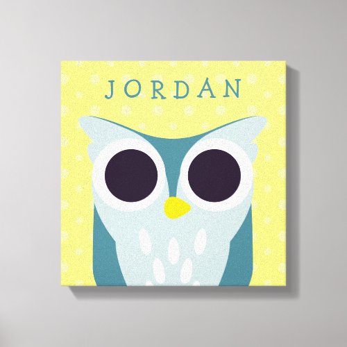 Henry the Owl Canvas Print