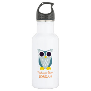 Henry the Owl Stainless Steel Water Bottle