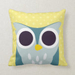 Henry the Owl Throw Pillow