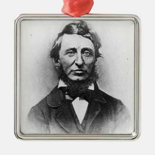 Henry Thoreau Metal Ornament